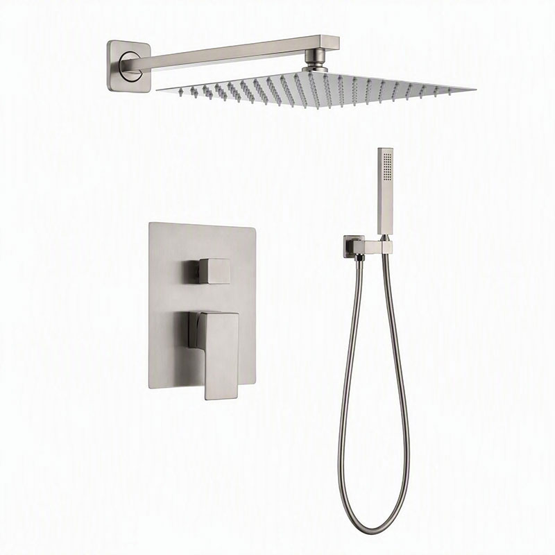 Set Mandian Berus Nikel Recessed